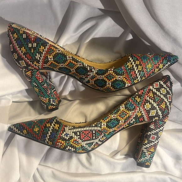 IVANKA TRUMP BEADED HEELS - Picture 7 of 8